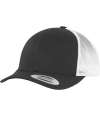 F6606T 6606T Flexfit Retro Trucker Two Tone Cap Black / White colour image